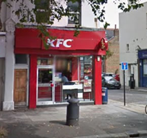 KFC chicken takeaway in chiswick 