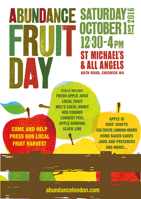 poster for abundance fruit day 