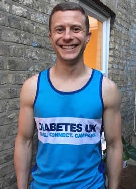 Adrian Brown from Chiswick is taking on the Morrisons Great North Run