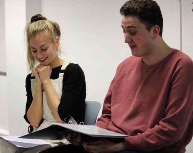 rehearsal pics from Sophie, Ben and Other Problems 