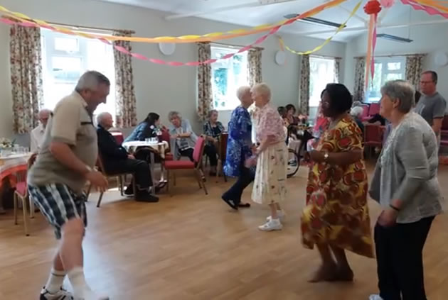 A tea dance at Age Concern Chiswick
