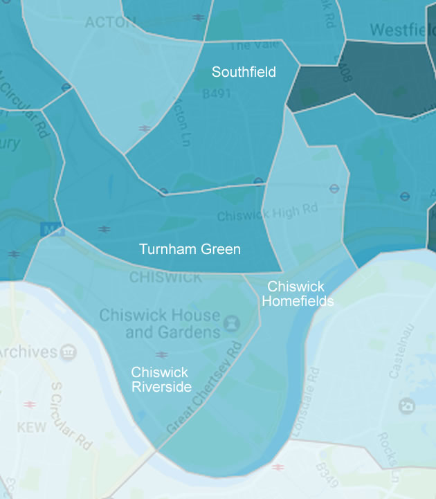 Chiswick boundary changes