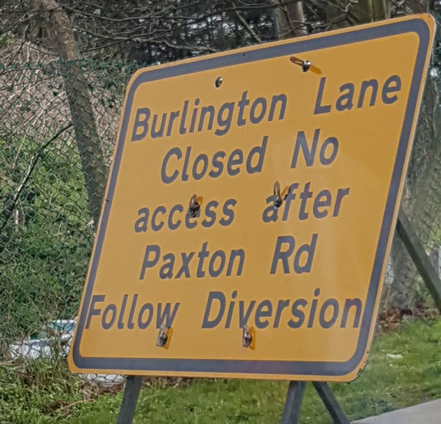 Traffic Chaos as Burlington Lane Shut Near Hogarth Roundabout