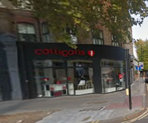 image of Calligaris furniture shop which is closing