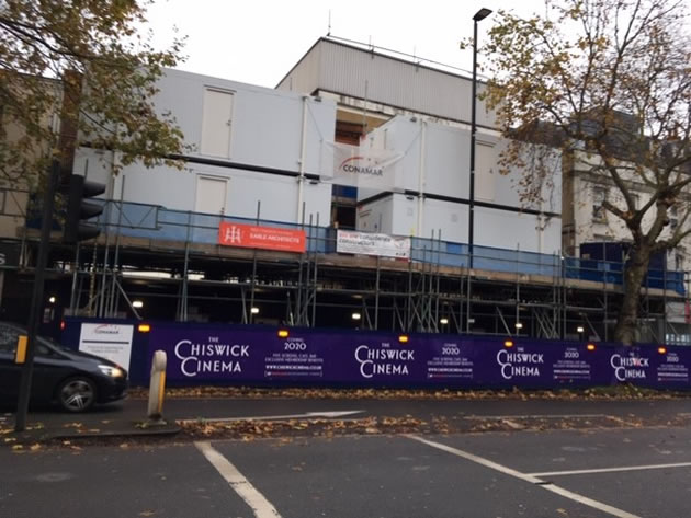 exterior of the cinema