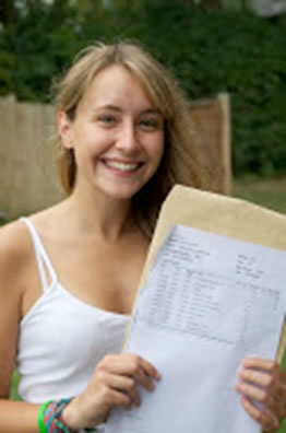 Clemmie Rampley (Head Girl) achieved A*, A, B