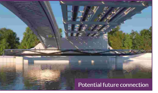 future bridge across the thamews 