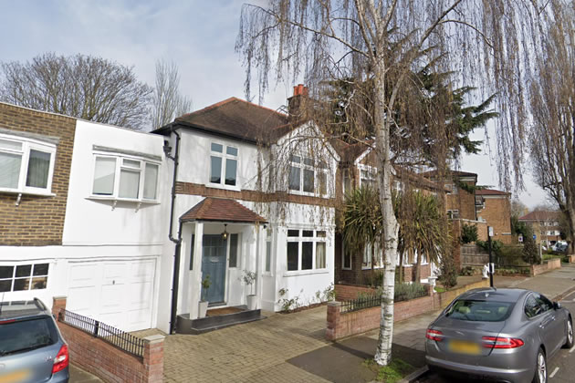The Eastbourne Road house in which Iris Murdoch lived