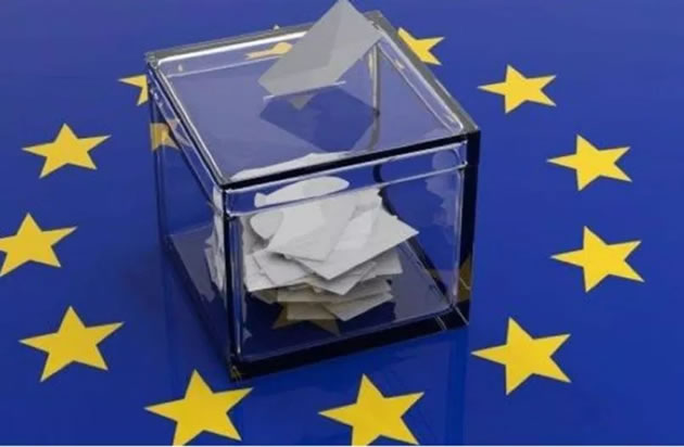 image of euro election poster