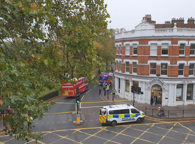 Fire Hits Commercial Premises on Chiswick High Road