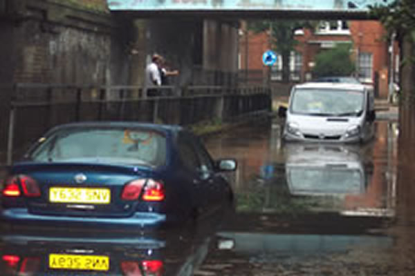 Flooding at Fisher's Lane 