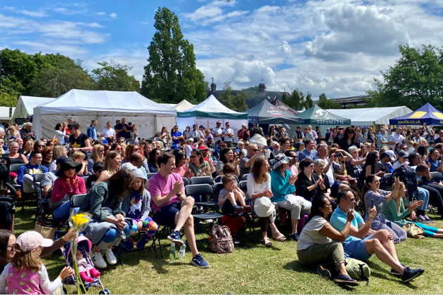 The crowds at Green Days in 2022 