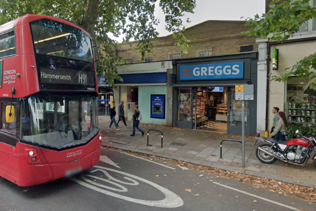 At the moment Greggs on Chiswick High Road remains in the original format