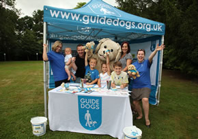 fundraising for guide dogs charity 