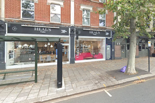 Heal's store on Chiswick High Road