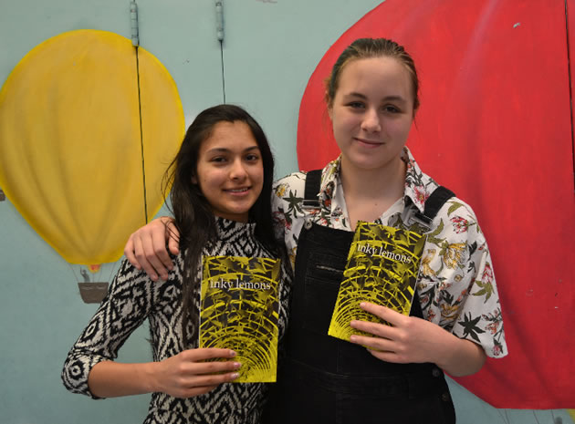 two of the writers in the inky lemons project 
