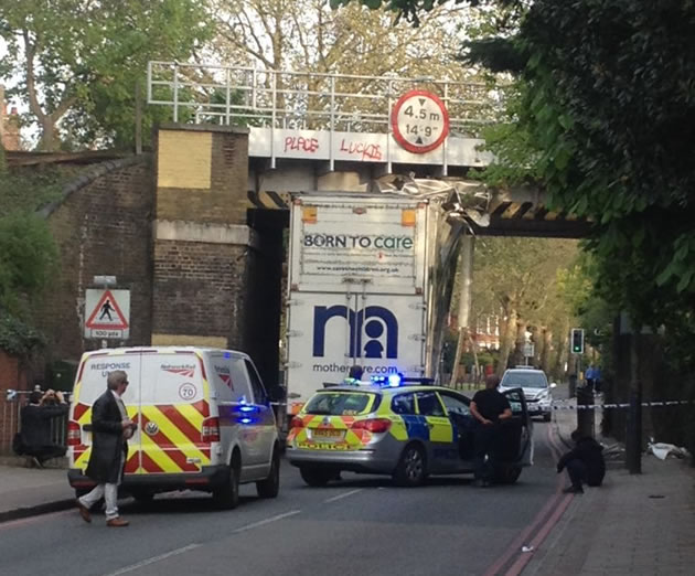 Chiswick Gridlock Again as Another Lorry Hits Kew Rail Bridge