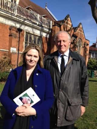 Mary Macleod MP and Cllr John Todd attended 