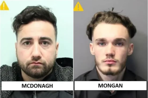30-year-old John Paul McDonagh from Greenford and 19-year-old Shamus Mongan