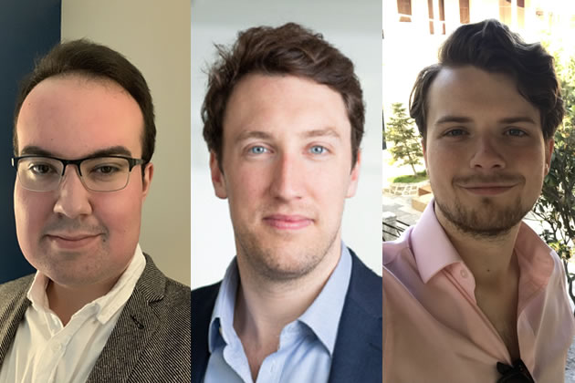 Gavin Morrison, Seb Wallace and Jack Emsley