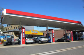 petrol station where thefts are being carried out 