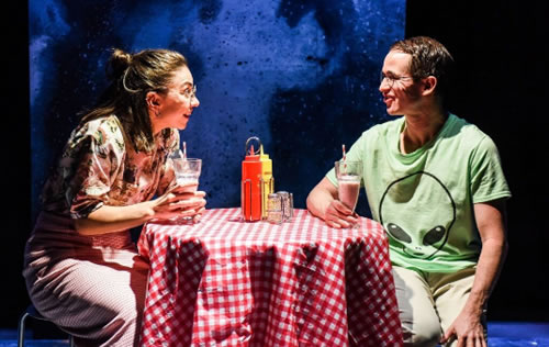 lovers on a date, from chiswick playhouse show