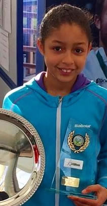 Schoolgirl tennis player Ranah Stoiber