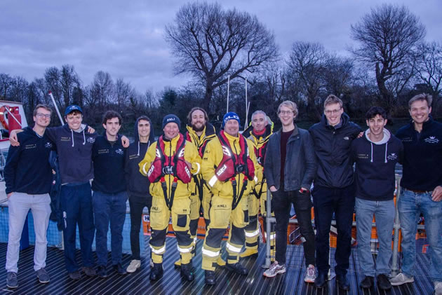 lifeboat team with rowers