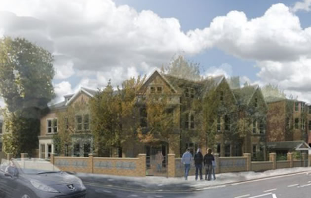 Proposed building for Sutton Court Road