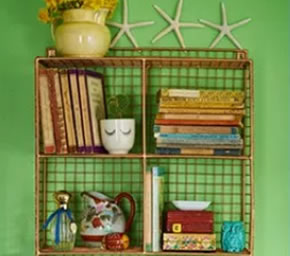 a shelf arrangement known as a shelfie 