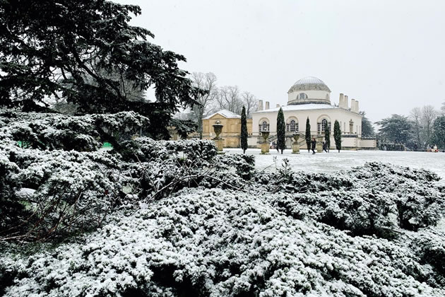 Chiswick House through the trees. Picture: Julie Ritson