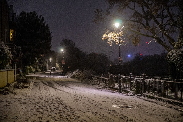Chiswick Mall in the snow