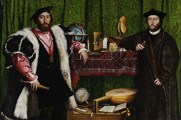 Holbein's best known work is The Ambassadors currently in the National Gallery 