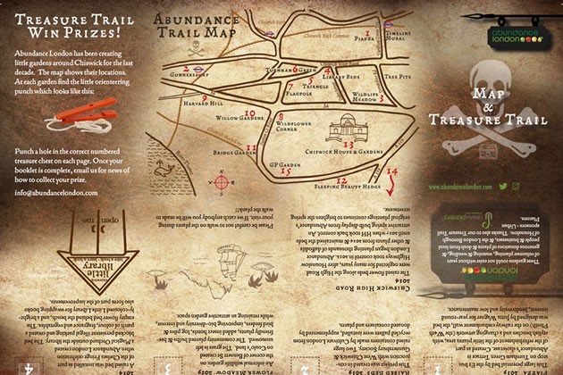 Abundance London Treasure Trail map