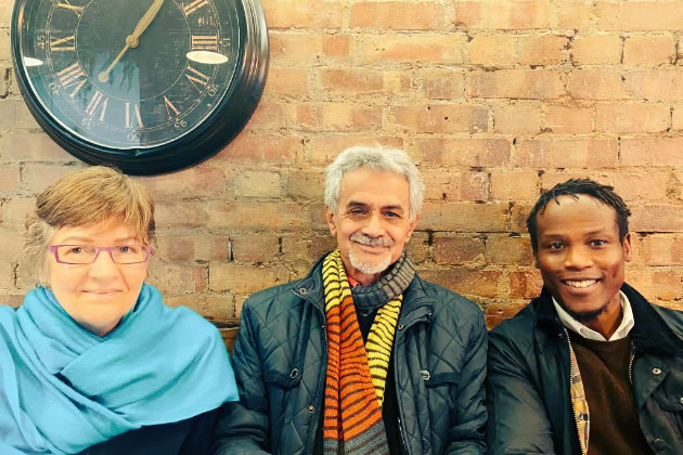 Ron Mushiso (right) with the other Turnham Green councillors 