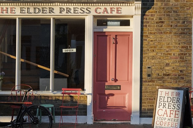 The Elder Press Cafe on South Black Lion Lane