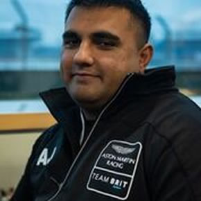 aj gani racing driver 