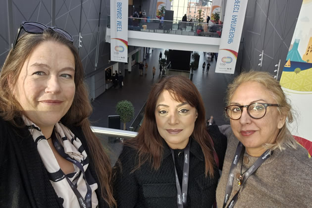 At the NCASC conference with Councillors Chaudhury (cabinet member for Children) and Bath (cabinet member for Health)