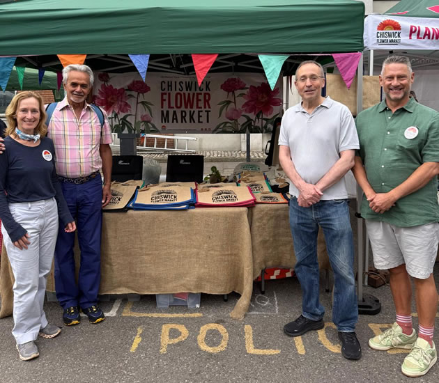 At the Chiswick Flower Market 