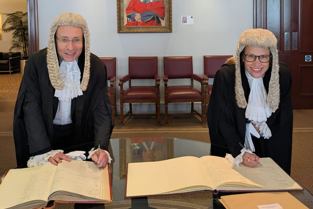Andy Slaughter and Attorney General, Ellie Reeves called to the Northern Irish Bar