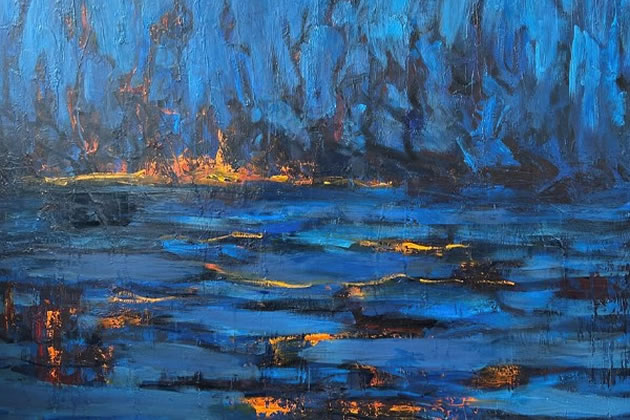 Dusk 2 - a painting by Michael Haran
