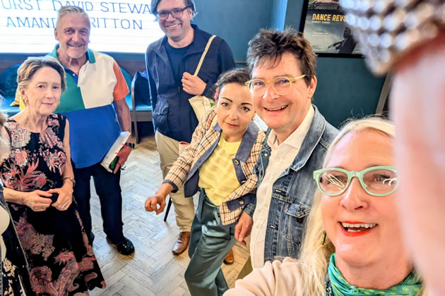 Ben Bartlett, second right, at an event at The Chiswick Cinema 