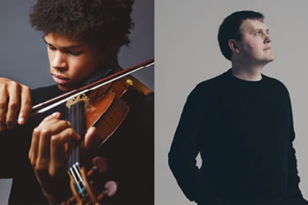 Violinist Braimah Kanneh Mason and pianist J&acirc;ms Colman