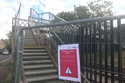 Another Emergency Closure for Brooks Lane Footbridge