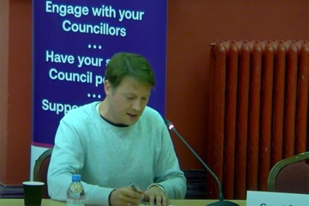 Rob King addresses Chiswick Area Forum