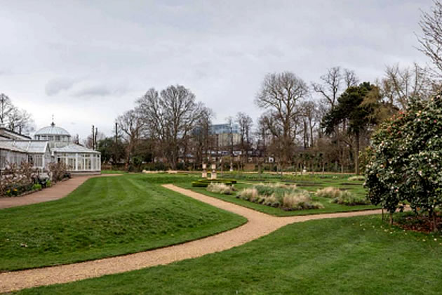 CGI from planning documents of the building view from the conservatory 