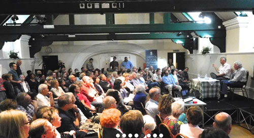 image of audiance at book festival 