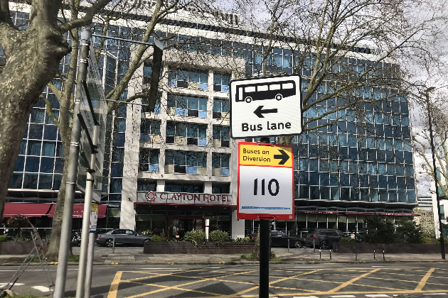 Local bus routes are being diverted