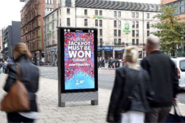 An example of one the display boards that would be installed on the High Road