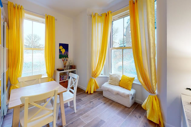 The interior of the new accommodation for young people 